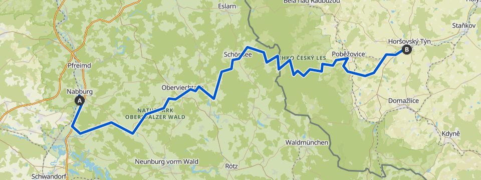 Bavarian cycle route shop network